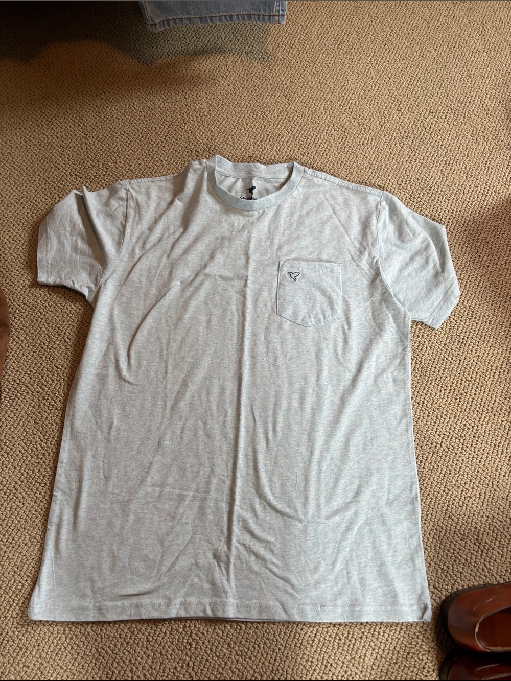Birddogs Heather Light Gray Pocket Tee - Men's Short Sleeve